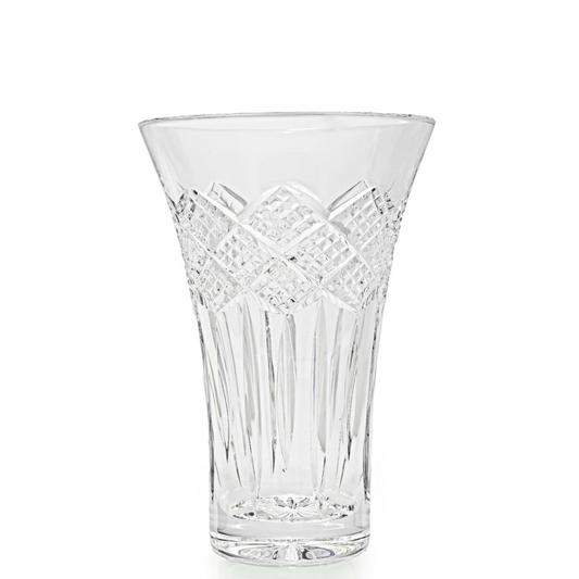 House of Waterford Cliffs of Moher 8" Crystal Vase
