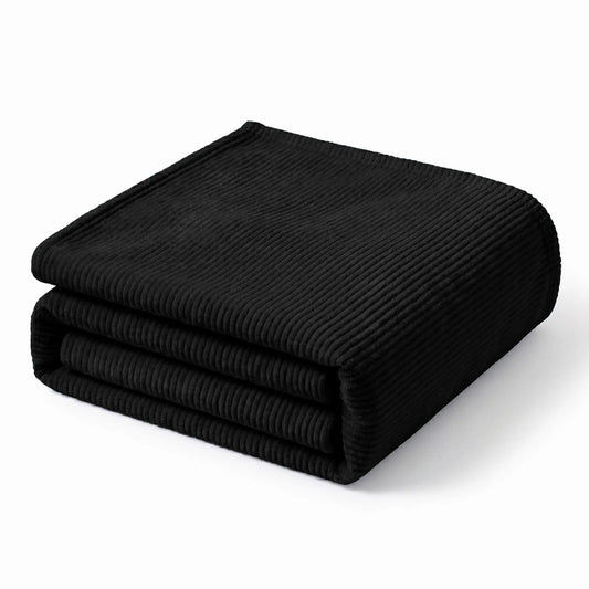Superior "Kacey" Ribbed Ultra-Soft Fluffy
Fleece Blanket
