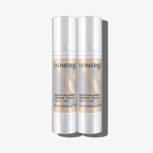 Isomers Skincare Gold Collagen Peptide Firming Neck Care BOGO