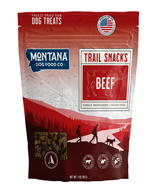Montana Dog Food Co Beef Heart Freeze-Dried Dog Treats 3oz