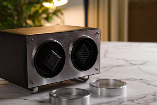 Mainspring Raceday Flemington Horizontal 2-Slot Watch Winder