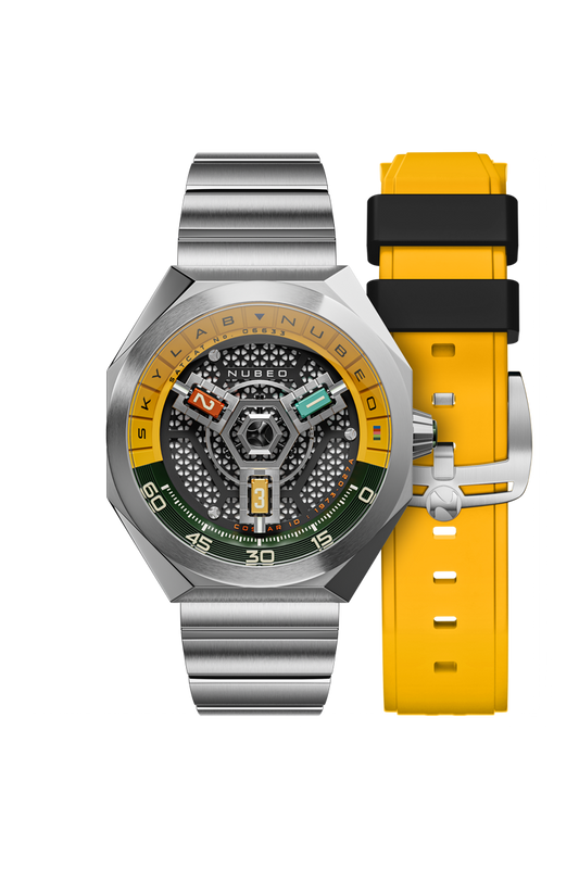 Nubeo Men's 48mm Skylab Automatic Interchangeable Bracelet Watch