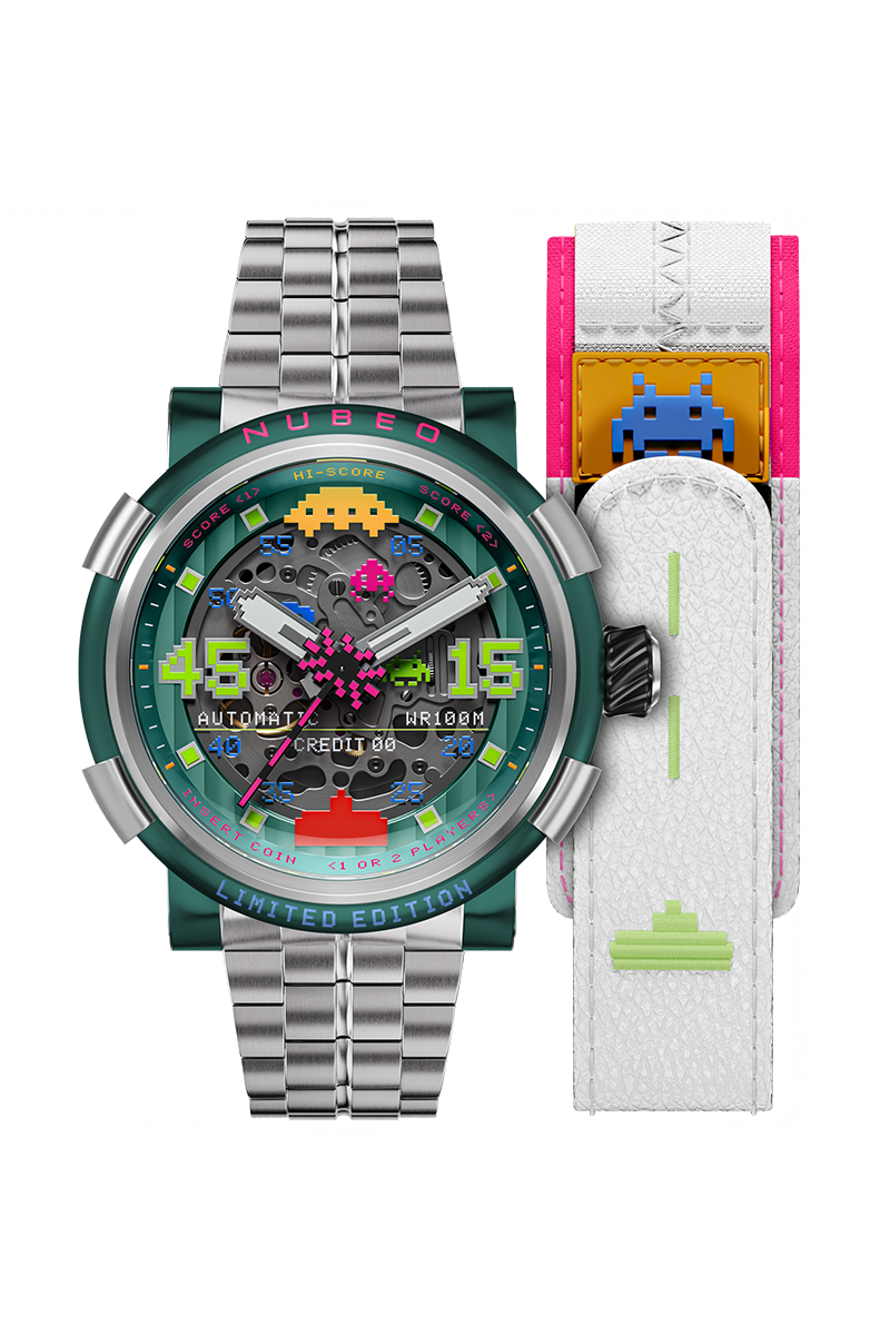 Nubeo Men's 50mm Orion Automatic Space Invaders Lmt Ed