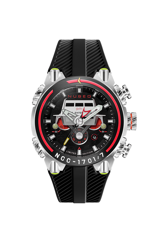 Nubeo Men's 52mm Deimos Star Trek Galileo Limited Edition Strap Watch