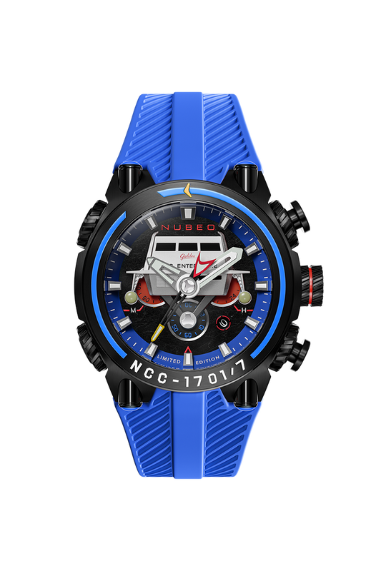 Nubeo Men's 52mm Deimos Star Trek Galileo Limited Edition Strap Watch