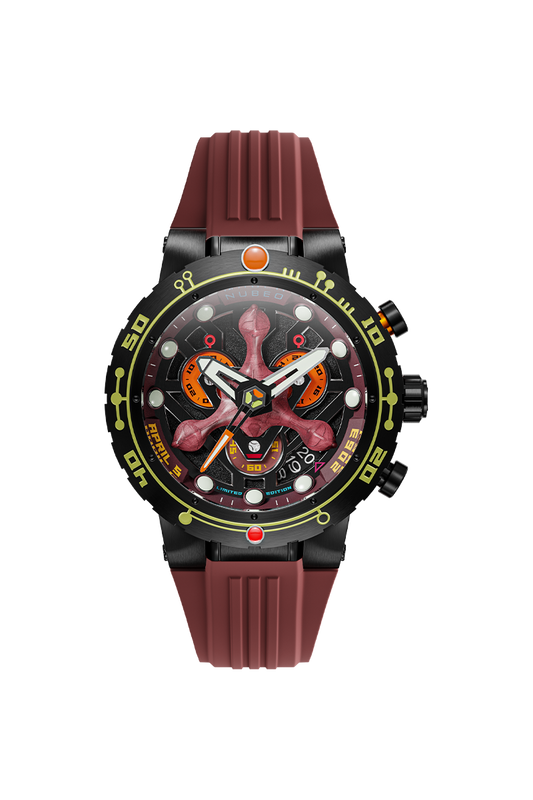 Nubeo Men's 48mm Opportunity Star Trek First Contact Day Limited Edition Strap Watch