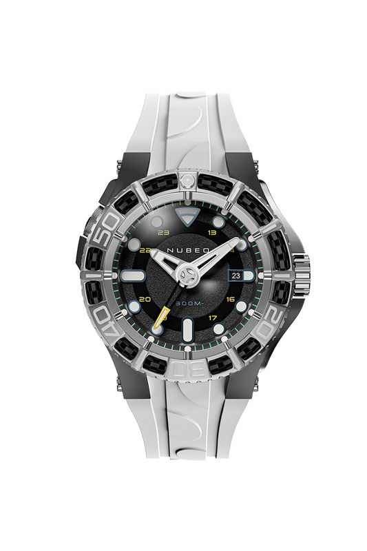 Nubeo Men's 50mm Manta Automatic Limited Edition Specialty Strap Watch