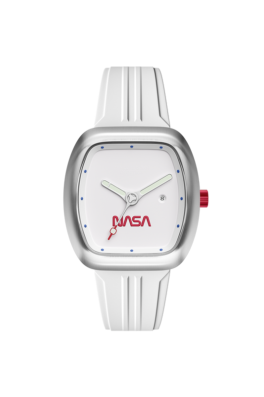 Nubeo Men's 45mm Elysium NASA Automatic Limited Edition Rubber Strap Watch