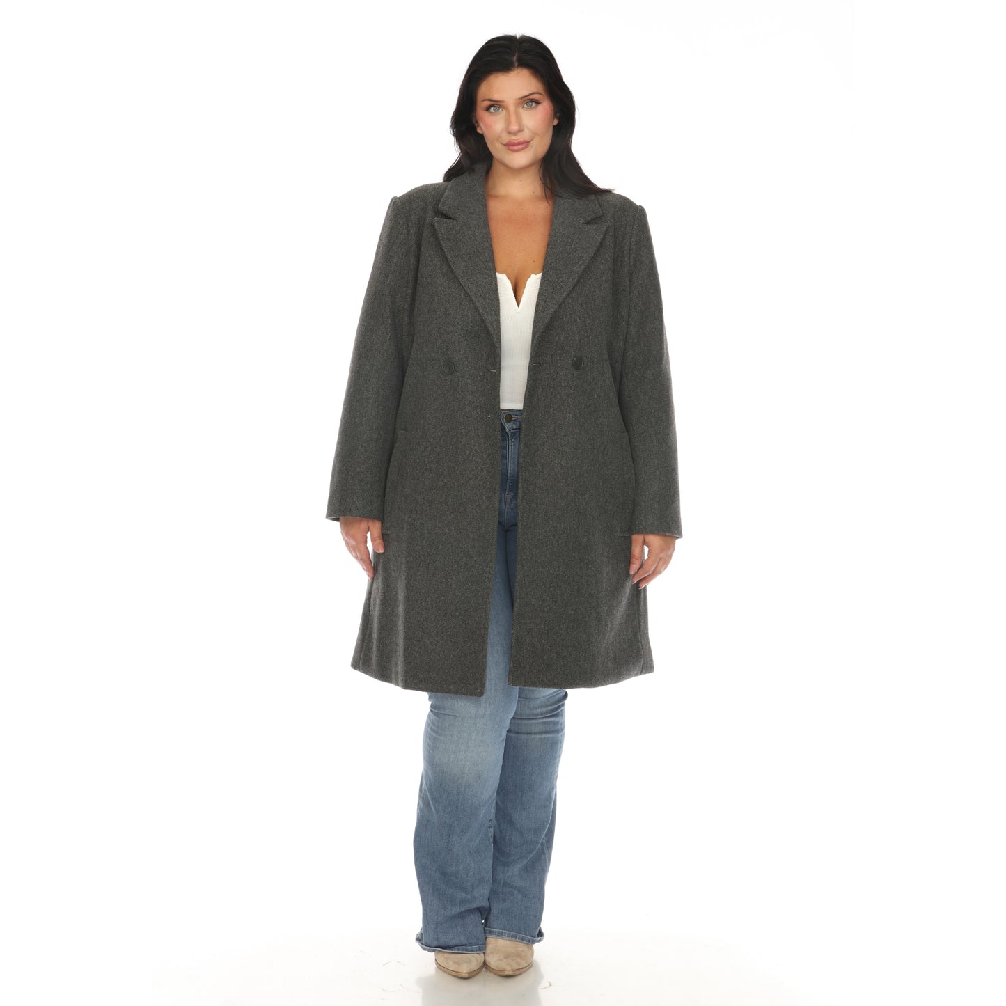 White Mark Women's Classic Walker Coat