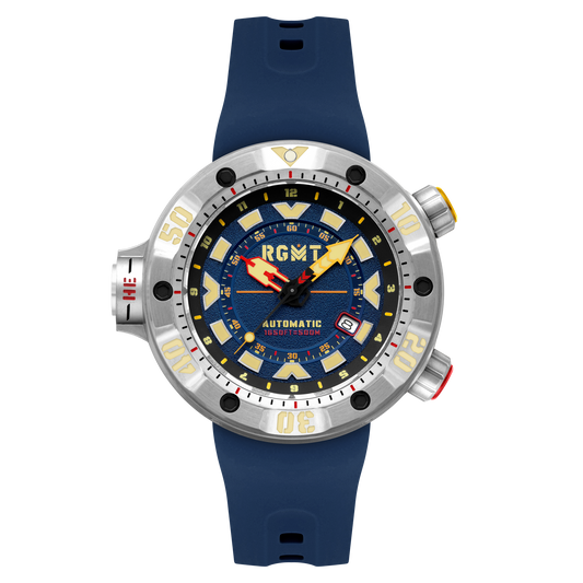 RGMT Men's 50mm Depth Charge Automatic Silicone Strap Watch