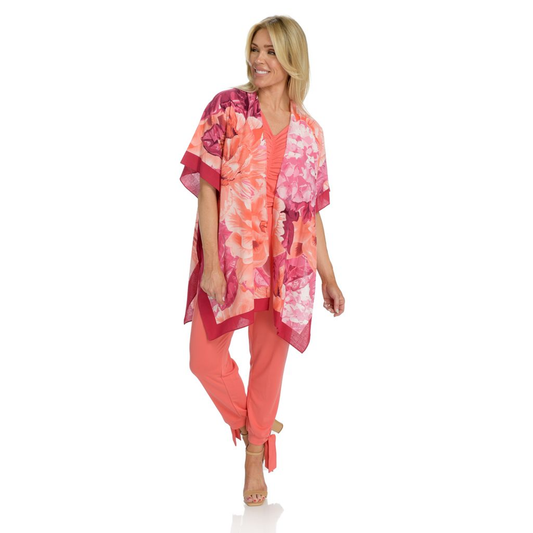 Kate & Mallory 100% Cotton Printed Kimono