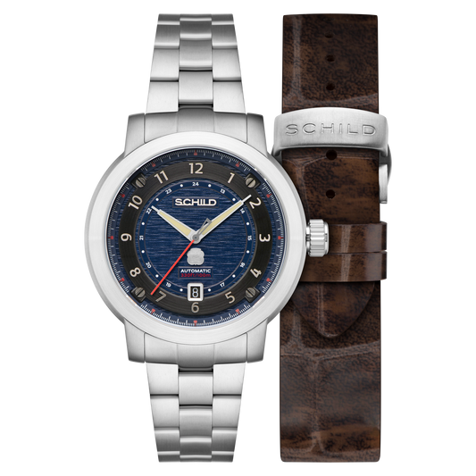 Schild Men's 44mm Heinrich Swiss Automatic Limited Edition Interchangeable Watch