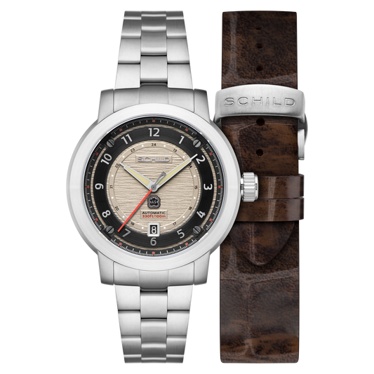 Schild Men's 44mm Heinrich Swiss Automatic Limited Edition Interchangeable Watch