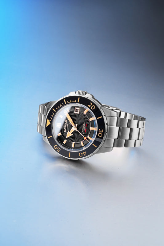 Schild Men's 43mm Hermann Swiss Automatic Limited Edition Bracelet Watch