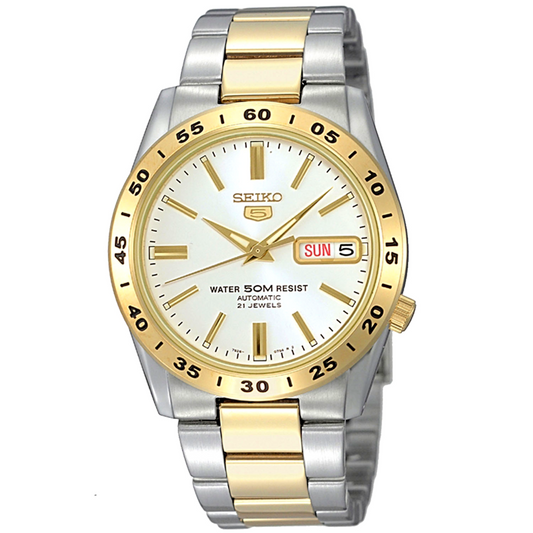 Seiko Men's Classic 38mm Automatic Date & Day Two-Tone Bracelet Watch