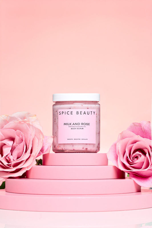 Spice Beauty Milk & Rose Body Scrub 9oz