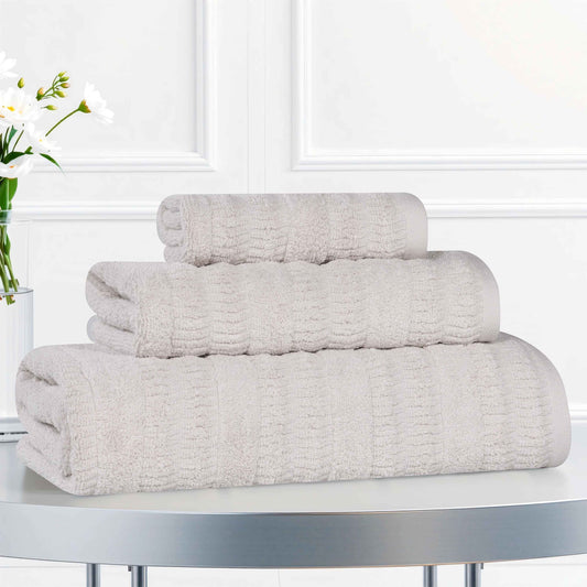 Superior "Mika" Cotton 3-Piece Towel Set