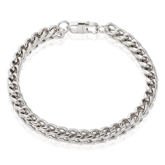 Invicta Men's Stainless Steel 6mm Franco Chain Bracelet