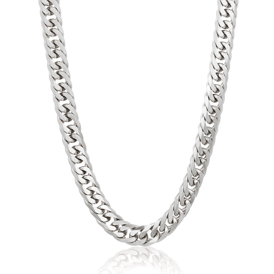 Invicta Men's Stainless Steel 11.5mm Double Curb Link Chain 24" Necklace