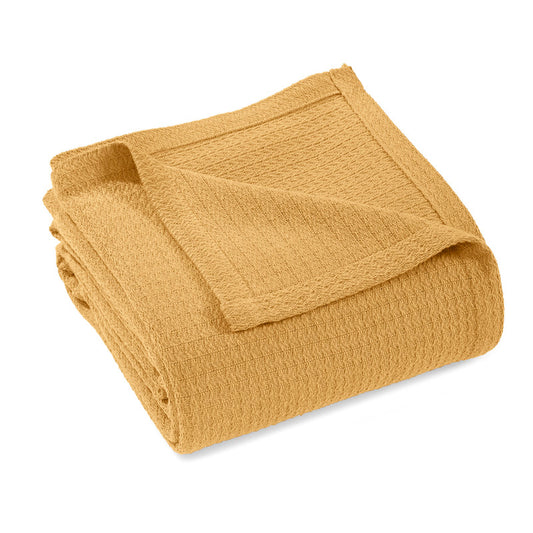 Superior Waffle 100% Cotton Lightweight Blanket