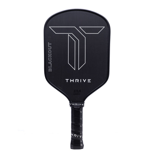 Thrive Pickleball Blackout Power Series 16mm Paddle with Accessories
