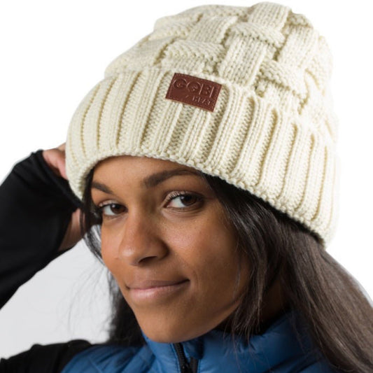 Gobi Heat Women's Crest Heated Beanie