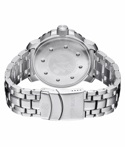 Deep Blue 46mm Daynight Ops Pro Automatic MOP Dial Tritium Bracelet Watch