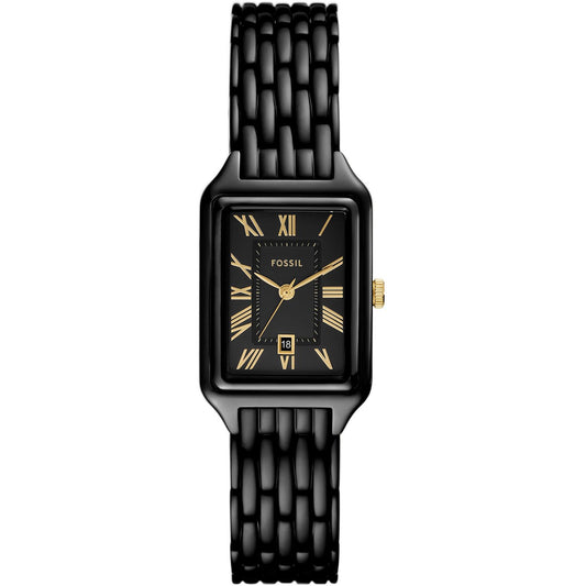Fossil Women's Raquel 23mm Quartz Date Blackout Bracelet Watch