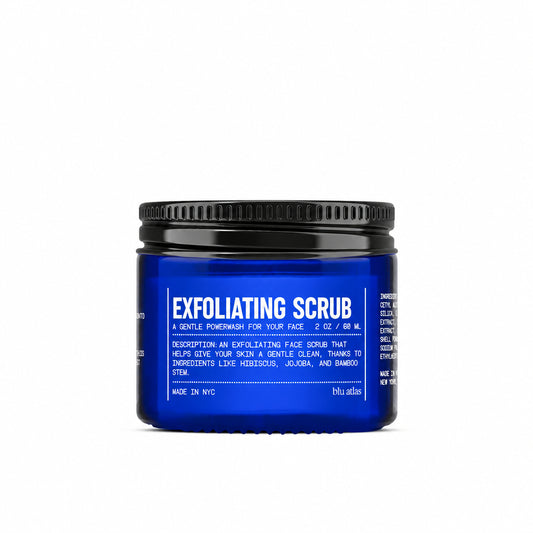 Blu Atlas Men's Gentle Exfoliating Face Scrub