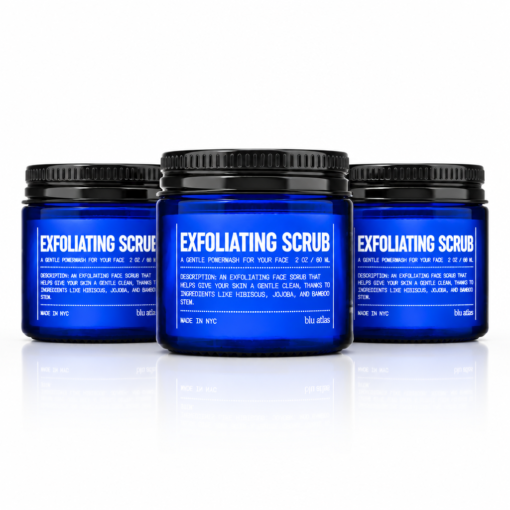 Blu Atlas Men's Gentle Exfoliating Face Scrub