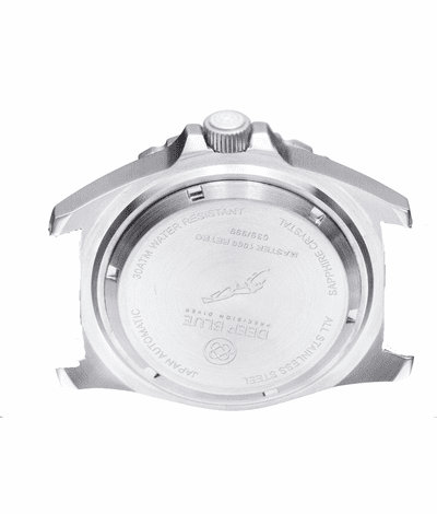 Deep Blue 44mm Men's Master 1000 Retro Collection Automatic Silicone Strap Watch