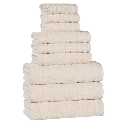 Superior "Mika" Cotton 9-Piece Towel Set