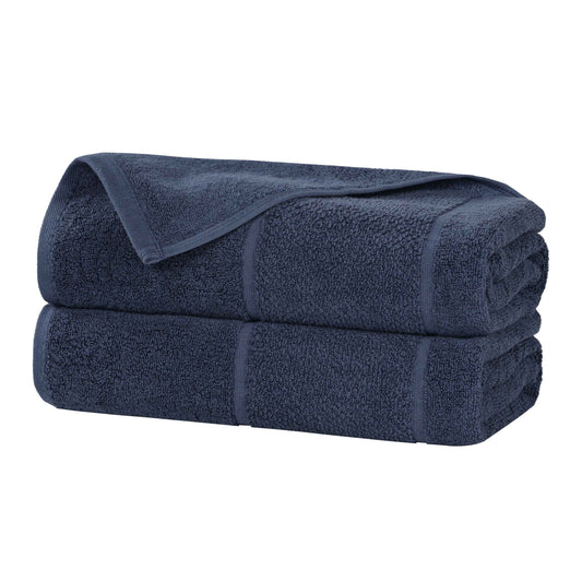 Superior "Mile" Smart Twist Viscose Cotton Blend Set of 2 Bath Towels