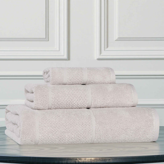 Superior "Mile" Smart Twist Viscose Cotton Blend 3-Piece Towel Set