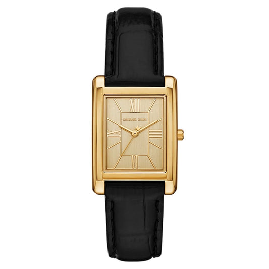 Michael Kors Women's 26mm Essex Quartz Rectangle Leather Strap Watch