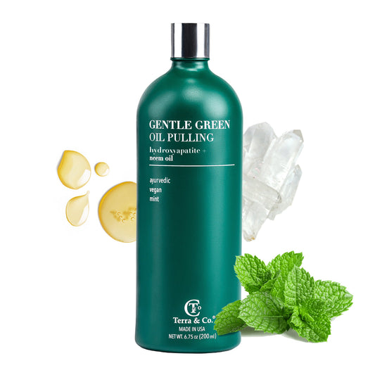 Terra & Co. Gentle Green Enamel Support & Gum Health Oil Pulling Mouthwash