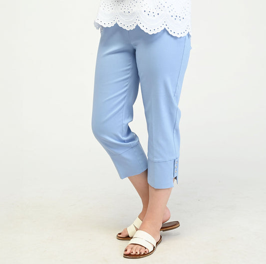 Christopher & Banks Pull On Cuff Detail Millennium Capri