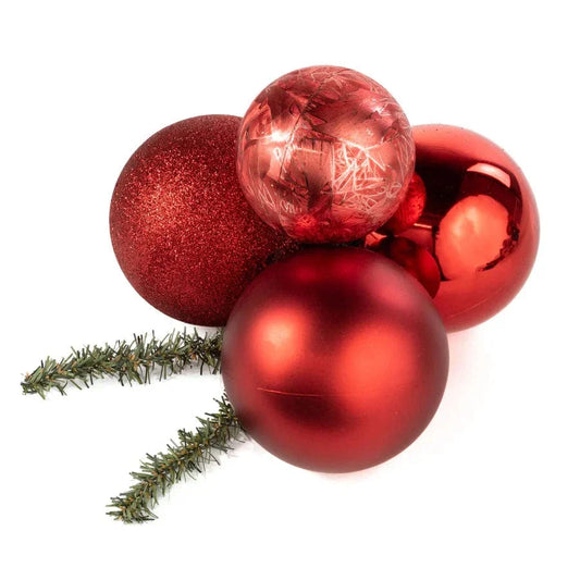 Small Red Ornament Cluster RED02