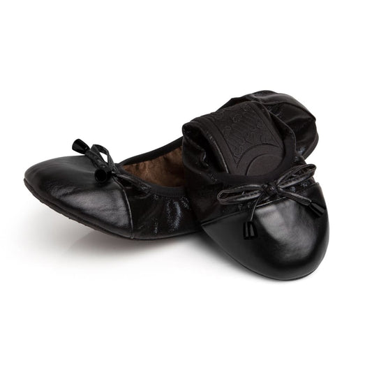 Talaria Flats Premium Black Flats