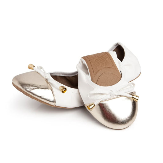 Talaria Flats Premium White Flats