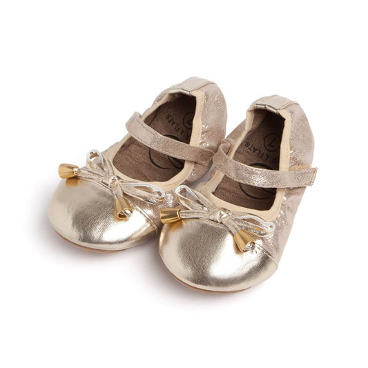 Talaria Littles Premium Girl Flats w/ Strap