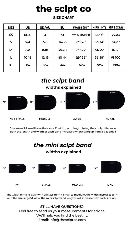 The Sclpt Co The Mini Sclpt Band® Choice of Size