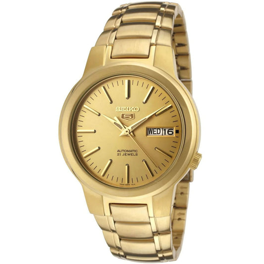 Seiko Men's Classic 38mm Automatic Date & Day Goldtone Bracelet Watch