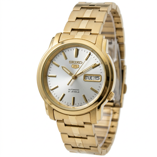 Seiko Men's Classic 43mm Automatic Date & Day Two-Tone Bracelet Watch