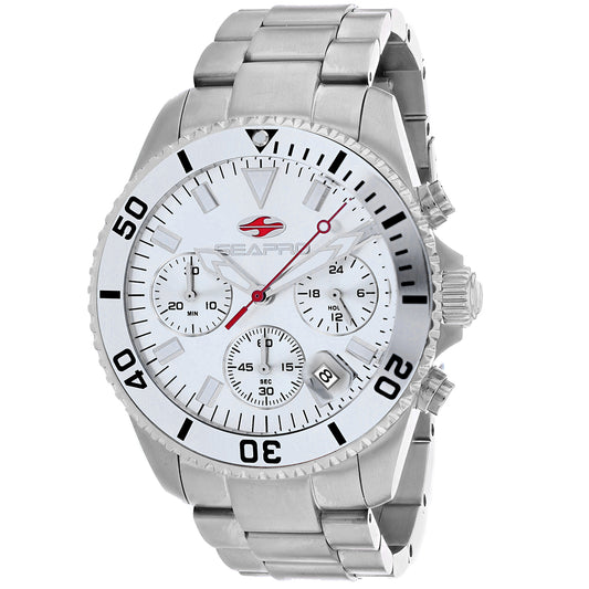 Seapro Men's 43mm Scuba 200 Quartz Chronograph Bracelet Watch