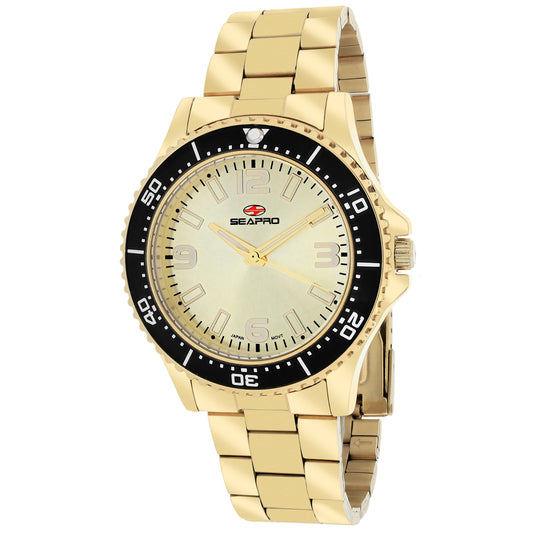 Seapro Women's 40mm Tideway Quartz Goldtone Bracelet Watch