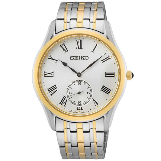 Seiko Men's Essentials 39mm Quartz Second Dial Two-Tone Bracelet Watch