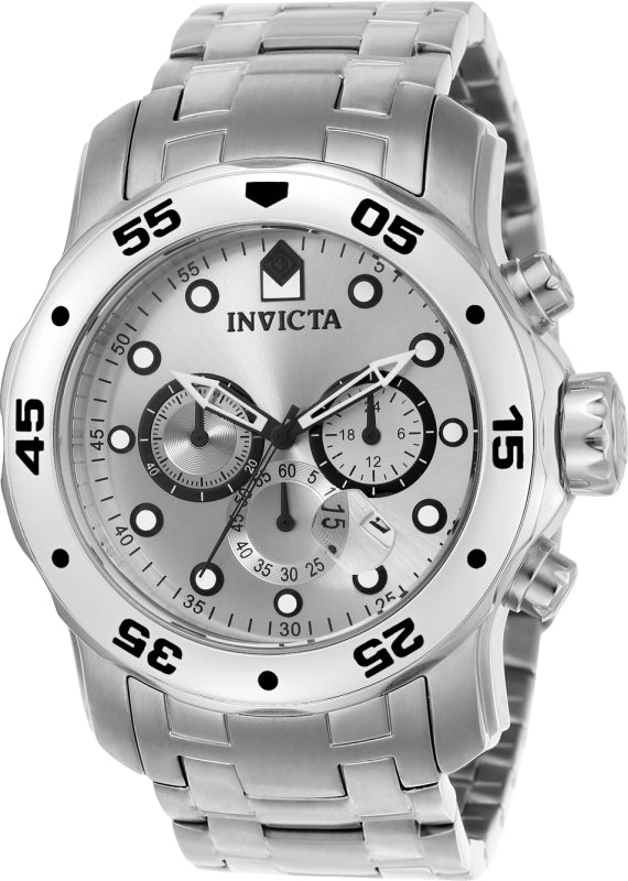 Invicta Men's 48mm Pro Diver Scuba Quartz Chronograph Bracelet Watch