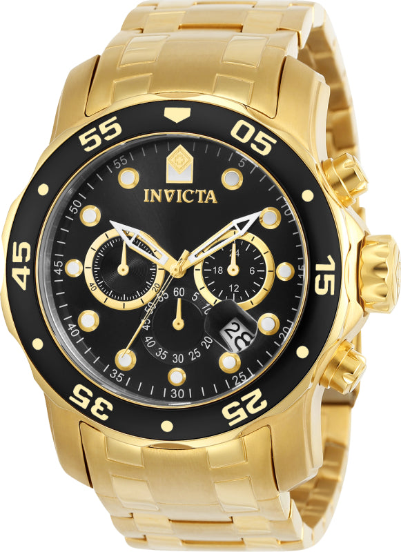 Invicta Men's 48mm Pro Diver Scuba Quartz Chronograph Bracelet Watch