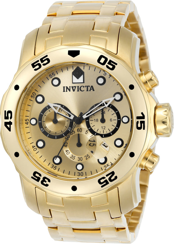 Invicta Men's 48mm Pro Diver Scuba Quartz Chronograph Bracelet Watch